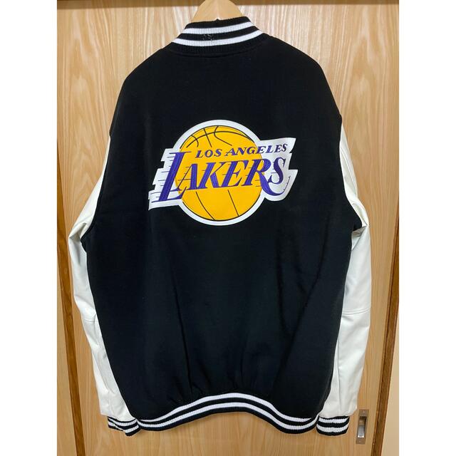 メンズ NBA Lakers リバーシブル スタジアムジャンバー 非対面販売