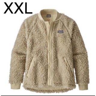 美品PatagoniaノーカラーフリースジャケットガールズXXL