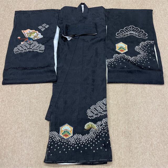 何でも揃う 新品 高級 産着 掛け着 男児 金箔 刺繍 お宮詣着 お宮参り