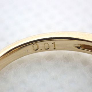 TASAKI - タサキ K18YG アコヤ真珠/ダイヤモンド リング 4.5号[g894-4