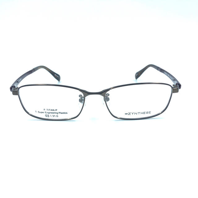 在庫有り ZYNTHESE ジンテーゼ ZY-9030 4 眼鏡フレーム チタニウム