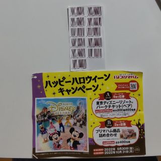 懸賞応募 プリマハム  ハッピーハロウィーン  キャンペーンバーコード  １１枚(その他)