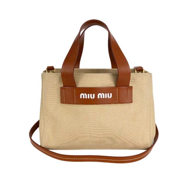 ミュウミュウ miu miu カナパ2wayトート トートバッグ レデ