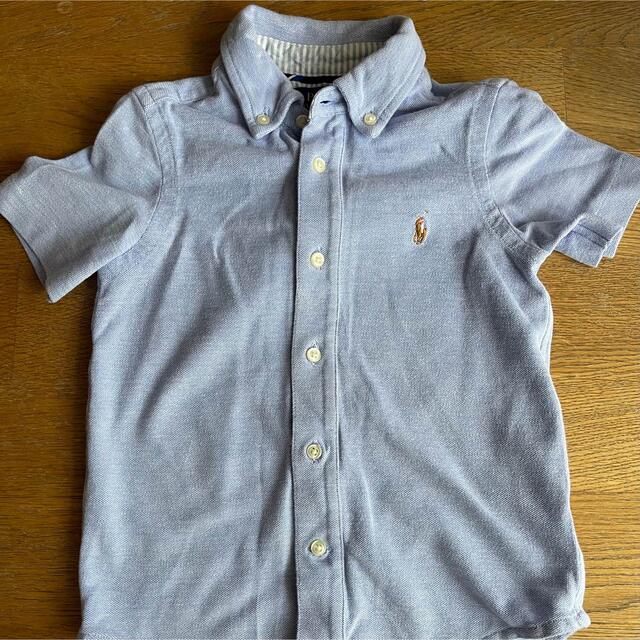 POLO RALPH LAUREN(ポロラルフローレン)の値下げRalph Laurenラルフローレン半袖シャツ　100cm キッズ/ベビー/マタニティのキッズ服男の子用(90cm~)(Tシャツ/カットソー)の商品写真