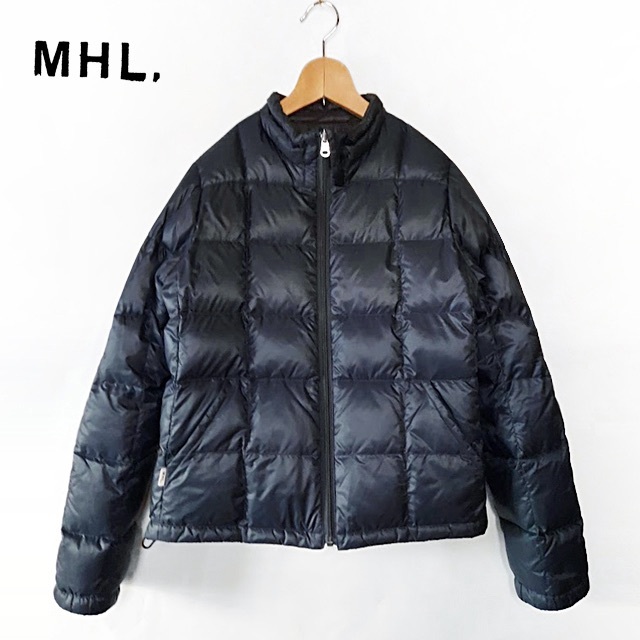 美品 MHL.✨エムエイチエル リバーシブル キルト ダウンジャケットレディース