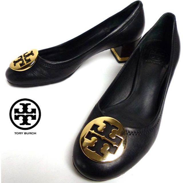 Tory Burch / トリーバーチ レザー パンプス / ヒール24.5cm