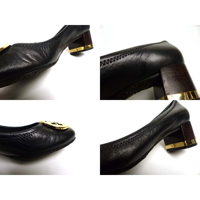 Tory Burch(トリーバーチ)のTory Burch / トリーバーチ レザー パンプス / ヒール24.5cm レディースの靴/シューズ(ハイヒール/パンプス)の商品写真