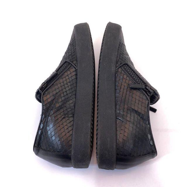 GIUZEPPE ZANOTTI(ジュゼッペザノッティ)のCランク ローカットスニーカー レザー ブラック メンズの靴/シューズ(スニーカー)の商品写真