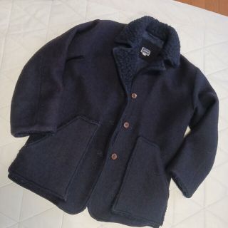新着ジャケット/アウター45R - 【極美品】45R ウール ショールカラー ショートコート キャメル