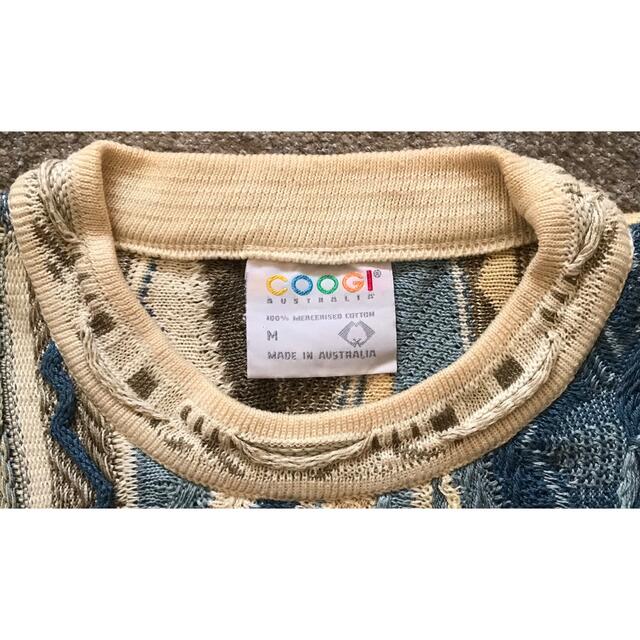 最高のカラー配色 芸術 COOGI クージー 3D コットン ニット セーター