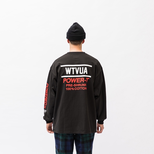 Wtaps 22aw power-t black t シャツ