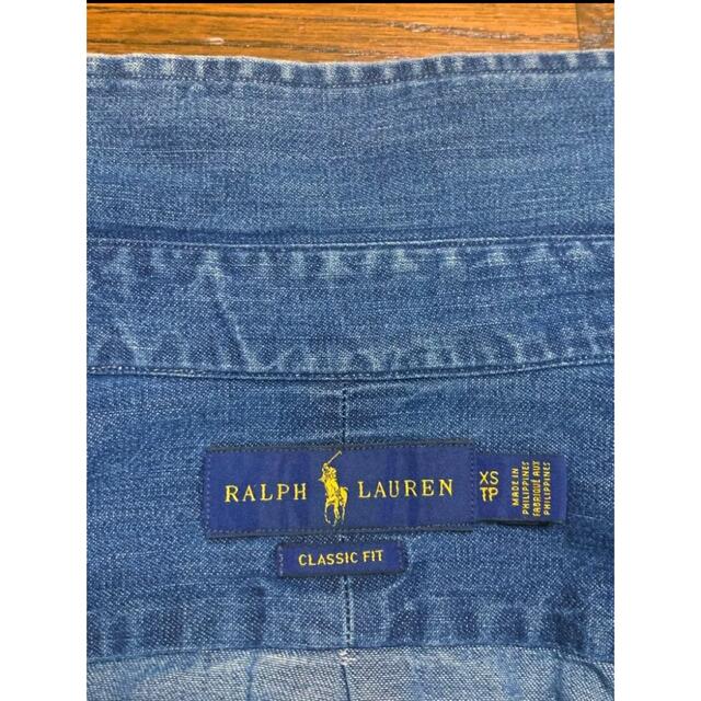 Ralph Lauren(ラルフローレン)の【希少 ネイビーポニー】 ラルフローレン デニムシャツ NO713 メンズのトップス(シャツ)の商品写真