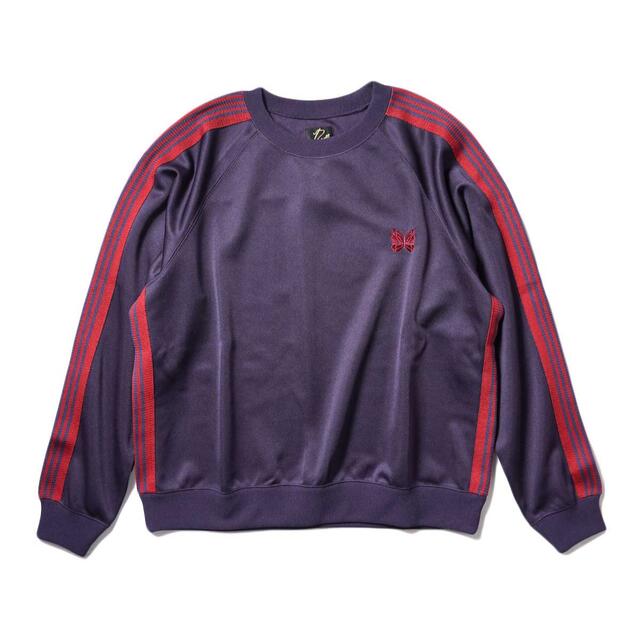 Needles(ニードルス)のNeedles TrackCrewNeckShirt 22aw purple メンズのトップス(スウェット)の商品写真