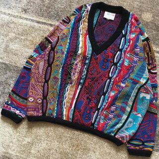 クージー(COOGI)の圧倒的存在感 超レア 異次元 芸術 クージー 3D コットン ニット セーター(ニット/セーター)