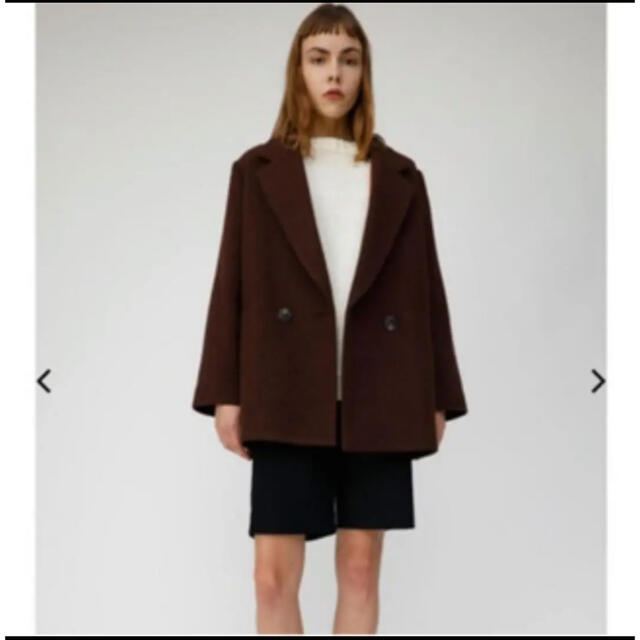 moussy(マウジー)のmoussy MIDDLE LENGTH CHECK COAT  レディースのジャケット/アウター(ピーコート)の商品写真