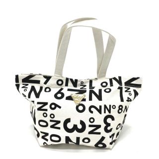 ジョイリッチ(JOYRICH)のジョイリッチ JOYRICH 総柄 トートバッグ キャンバス ホワイト 新品同様(トートバッグ)