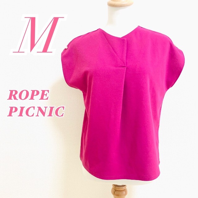 ROPEPICNICロペピクニック 半袖ブラウス パール オフィスカジュアル | フリマアプリ ラクマ