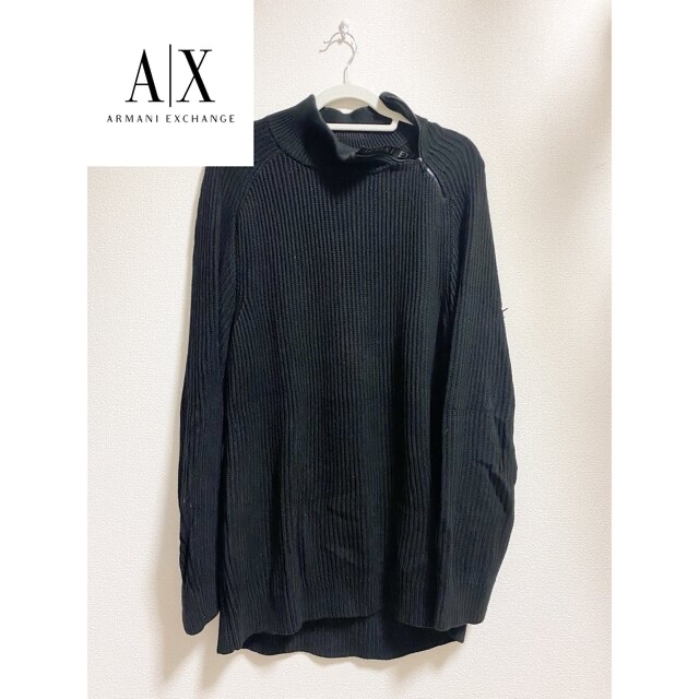 Armani Exchange ジッププルオーバーニット　XL