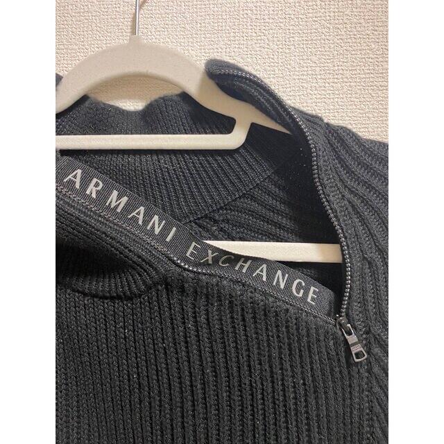 Armani Exchange ジッププルオーバーニット　XL