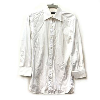 トムフォード(TOM FORD)のトムフォード TOM FORD トップス アパレル 服 Yシャツ 長袖シャツ コットン ホワイト(シャツ)