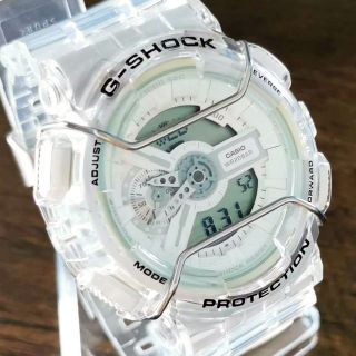 カシオ(CASIO)のG-SHOCK GA-110 クリアスケルトン + メタル遊環(腕時計(アナログ))