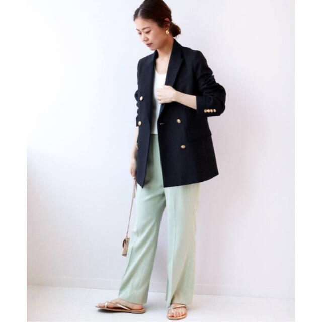 JOURNAL STANDARD relume - 【新品】JS relume T/Wギャバネイビー