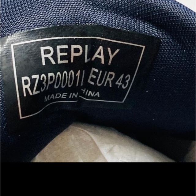 Replay(リプレイ)のReplay リプレイ　センチュリーグラフィティ　レザーカップソール　スニーカー メンズの靴/シューズ(スニーカー)の商品写真