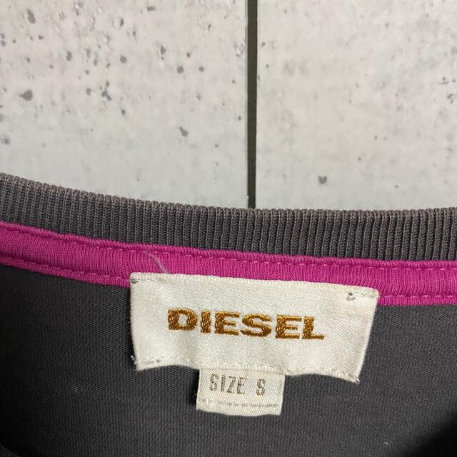 DIESEL(ディーゼル)のDIESEL/ディーゼル　プリントロンT 古着　ユニセックス　メンズS メンズのトップス(Tシャツ/カットソー(七分/長袖))の商品写真