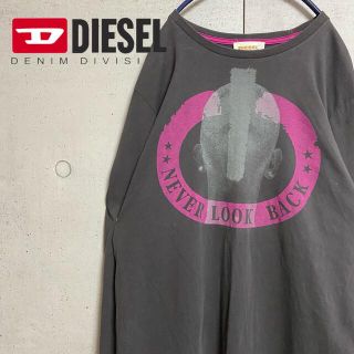 ディーゼル(DIESEL)のDIESEL/ディーゼル　プリントロンT 古着　ユニセックス　メンズS(Tシャツ/カットソー(七分/長袖))