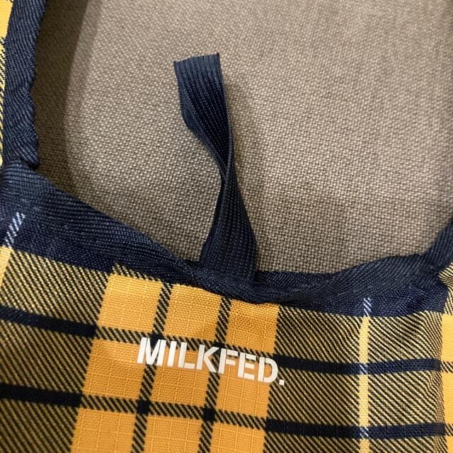 MILKFED.(ミルクフェド)のミルクフェド　MILKFED. エコバッグ　チェック柄 レディースのバッグ(エコバッグ)の商品写真