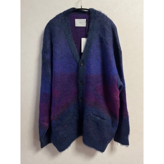 stein 22AW モヘアカーディガン（Purple・size M)