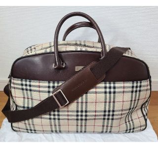 バーバリー(BURBERRY)の美品　BURBERRY ノバチェック 2way ボストンバッグ(ボストンバッグ)