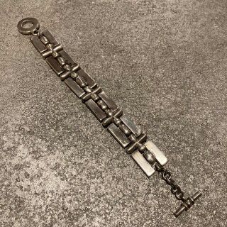 VINTAGE ヴィンテージ シルバー925 Hマーク金具ブレスレット/バングル