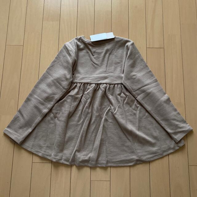 プティマイン リボンポンポンチュニック 130