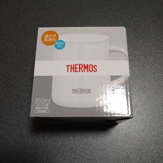 サーモス(THERMOS)のTHERMOS(サーモス)　真空断熱マグカップ(白)　1個(グラス/カップ)