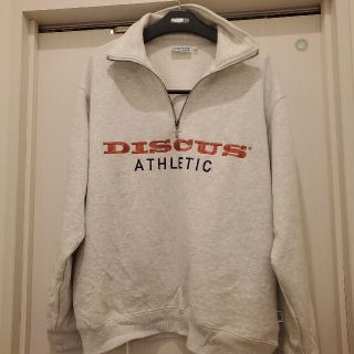 ディスカス(DISCUS)の今季 DISCUS ATHLETIC ハーフジップ ロゴ刺繍スウェットトレーナー(トレーナー/スウェット)