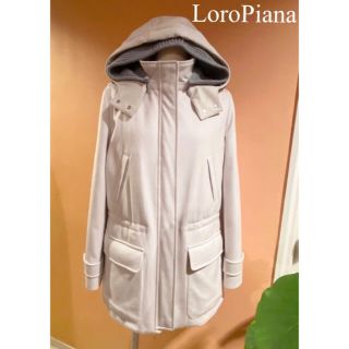 ロロピアーナ(LORO PIANA)のLoroPianaロロピアーナ✨カシミヤ100%パーカージャケット コート(ダウンジャケット)