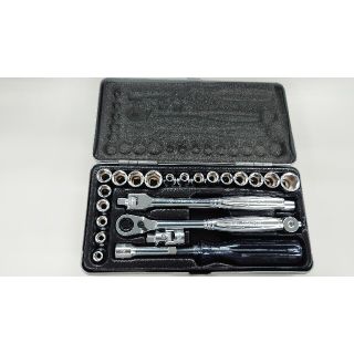 トネ TONE S2187C 1/4" ソケットレンチセット(メンテナンス用品)