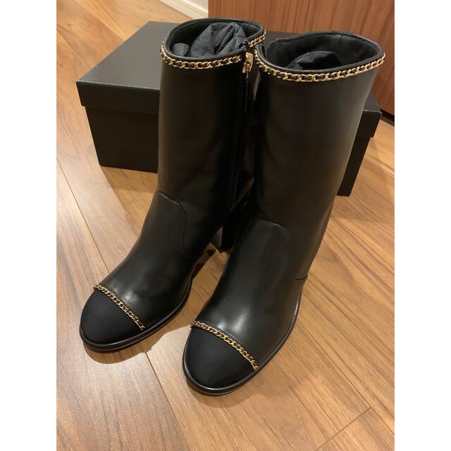 2022年春の CHANEL - シャネル ブーツ36/5 レインブーツ+長靴