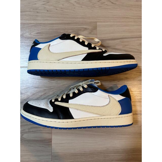 Travis Scott × Fragment Air Jordan 1 Lowスニーカー