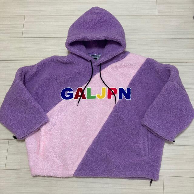 【入手困難】ガルフィーGALFEY フリースボアジャケット　XL　紫　刺繍