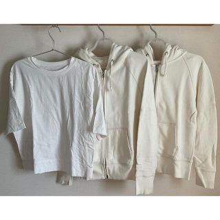 ムジルシリョウヒン(MUJI (無印良品))の無印良品　パーカー×2、Tシャツ(パーカー)