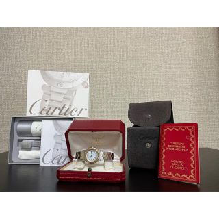 カルティエ(Cartier)の《カルティエ》サントス　オクタゴン18kYG×SSコンビ(腕時計)