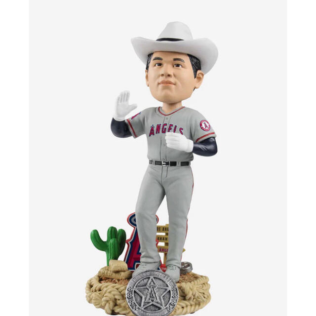 大谷翔平 選手 カウボーイハット ボブルヘッド バブルヘッド リアル