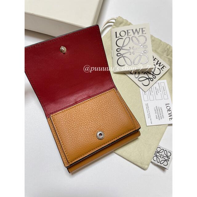 まとめ買いお得 【訳あり】正規新品❣️LOEWE ミニ財布 トライ
