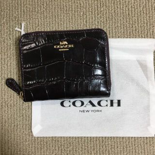 コーチ(COACH)のCOACH 折り財布　型押し(財布)