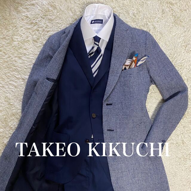 TAKEO KIKUCHI S位 2 チェスターコート オンオフ兼用 - チェスターコート