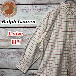 ラルフローレン(Ralph Lauren)のラルフローレン BDシャツ クラシックフィット オーバーチェック L相当(シャツ)
