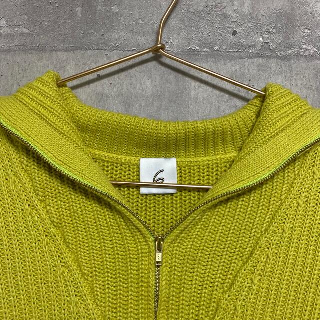 6 (ROKU)(ロク)の6(ROKU) / HIGH ZIP SAILOR KNIT/ニット  レディースのトップス(ニット/セーター)の商品写真