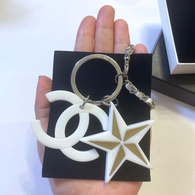 CHANEL - シャネル バッグ チャーム キーホルダー キーリング 星 ココ